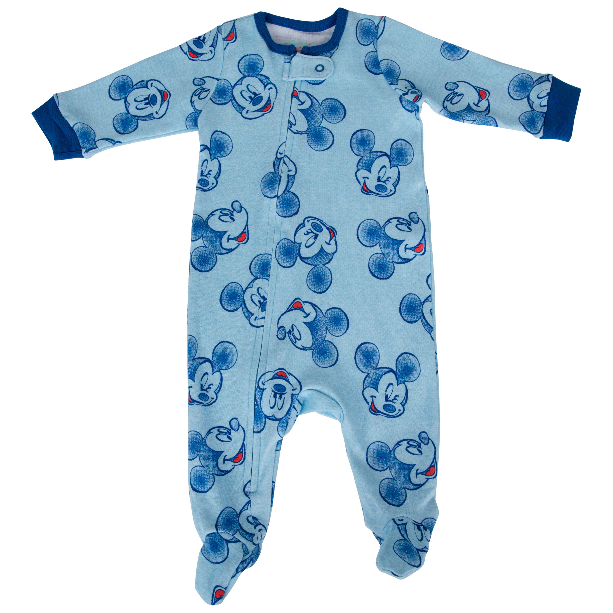 Disney Mickey Mouse Face All Over Print Infant Sleeper